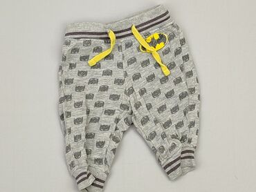 szare bawełniane legginsy: Sweatpants, 3-6 months, condition - Good