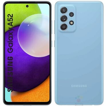 en ucuz telefonlar samsung: Samsung Galaxy A52, 128 ГБ, цвет - Синий