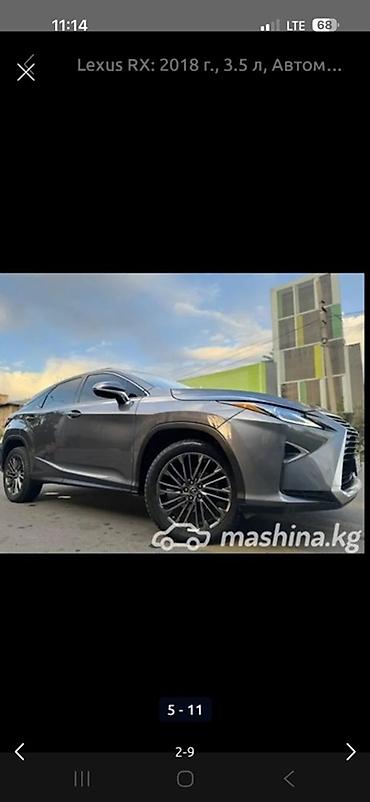Lexus: Lexus RX: 2018 г., 3.5 л, Автомат, Бензин, Кроссовер — 7