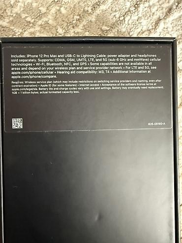 apple studio: IPhone 12 Pro Max, Б/у, 512 ГБ, Pacific Blue, Коробка, 75 % — 4