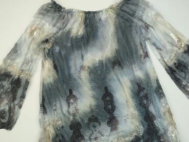 szara bluzki z długim rekawem: Блуза жіноча, L, стан - Хороший