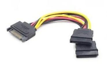 Druga oprema za računare i laptopove: SATA napajanje – razdelnik (1 na 2) - Adapter/razdelnik za napajanje — 6