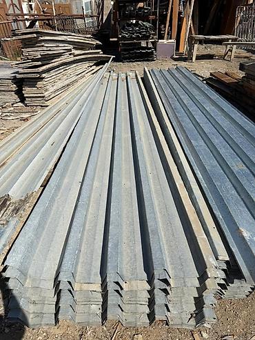 dəmir listlərin qiyməti: 150 ededden çox şifer satılır📍uznuluq 6mtr eni 0.94 derinlik — 1