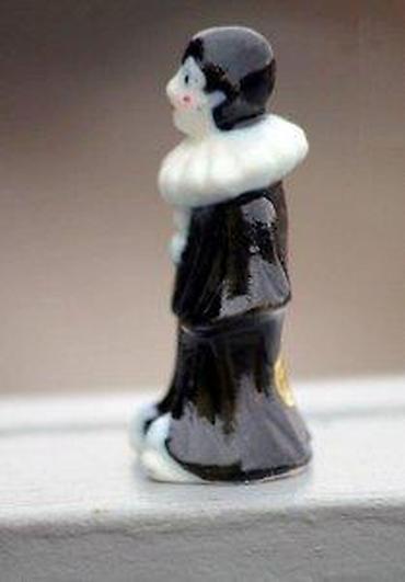 Figure: Porcelanski \"Pierrot\"" 55 mm - ITT raritet! Kolekcionarska pr — 9