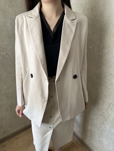 вечерние пиджаки женские: Пиджак, Классическая модель, L (EU 40)