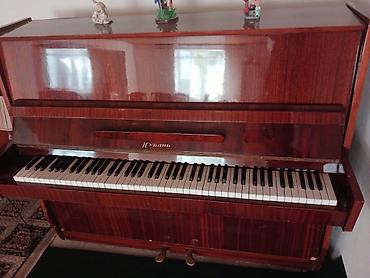 elektro gitara satisi: Şaquli akustik piano satılır. Alət klassik qəhvəyi ağac teksturalı — 2