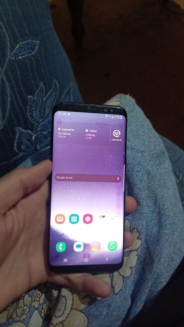nokia modem router: Samsung Galaxy S8, 64 GB, rəng - Qara, Zəmanət, Qırıq, Sensor