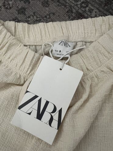 debli usaq geyimleri: Gündəlik şalvar, Qız, 9 - 10 yaş, Zara Kids