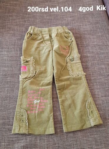 Paketi dečije odeće: Paket: Jakne, Farmerke, Pantalone, Za devojčice, uzrast: 3-4 godine — 10