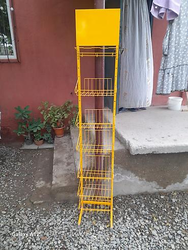 vitrin panel: Metal ticarət stendləri – 3 ədəd - Məhsul tipi: mağaza üçün tel — 6