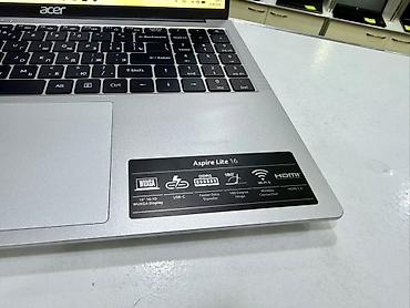 режим ноут 8: Acer Aspire Lite 16 (AL16) I5-13344u Ram 8gb SSD 512gb - Экран 16" — 2