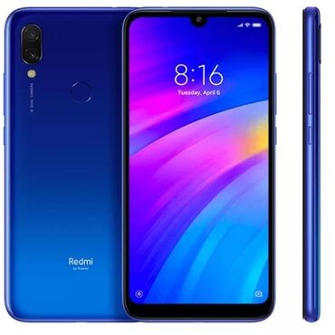 Xiaomi: Xiaomi, Redmi Note 7, Б/у, 64 ГБ, цвет - Синий, 2 SIM