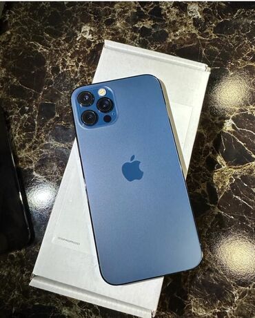 телевизор не рабочий: IPhone 12 Pro, Колдонулган, 256 ГБ, Көк, Каптама, 78 %