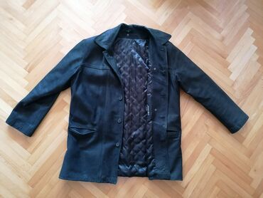 kožna pilotska jakna: Jakna kožna XXL Dužina 90 cm, širina 64 cm, širina ramena 54 cm