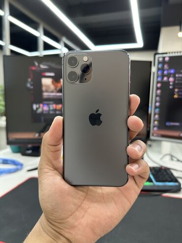 айфон 11 про бу цена в бишкеке: IPhone 11 Pro, Колдонулган, 256 ГБ, Space Gray, 70 %