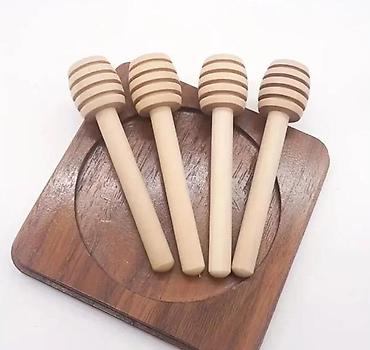 Kašike: Drvene kašičice za med – mini “honey dipper” štapići - Materijal — 5