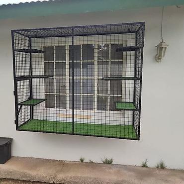 Qəfəslər: Pəncərə üçün “catio” – pişiklər üçün açıq, təhlükəsiz balkon-kafes - — 5