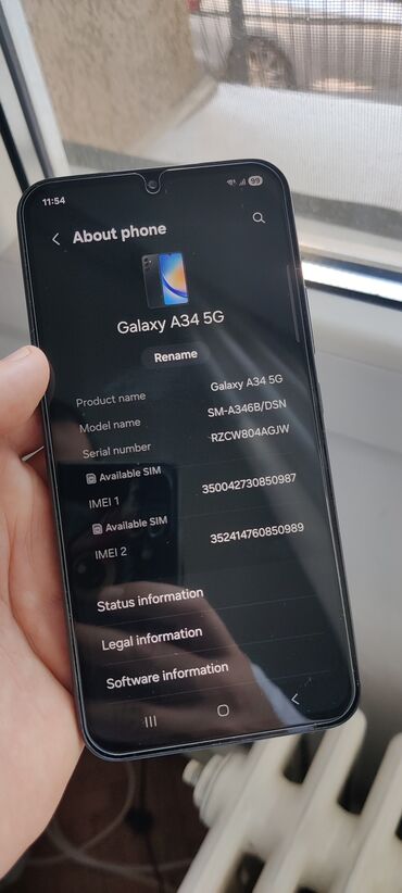 Samsung: Samsung Galaxy A34 5G, 128 GB, bоја - Crna, Dual SIM, Face ID, Otisak prsta — 9