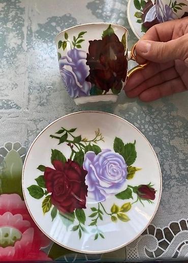 Ev və bağ: Çay dəsti, rəng - Qırmızı — 6