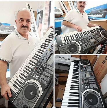 мини пианино: Sintezator. Təzə. Qutuda 5 oktava 61 klaviş Pianino səslidir. Əlavə — 1
