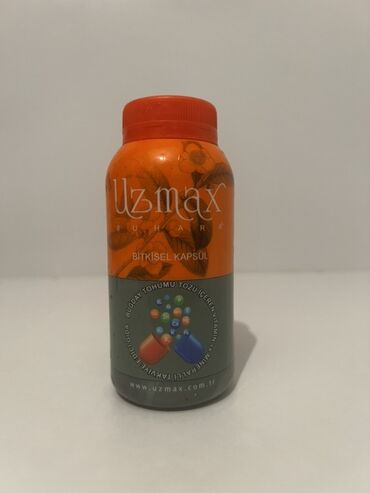 Витамины и БАДы: UZMAX BUHARA Bitkisel Kapsül — растительная добавка в капсулах