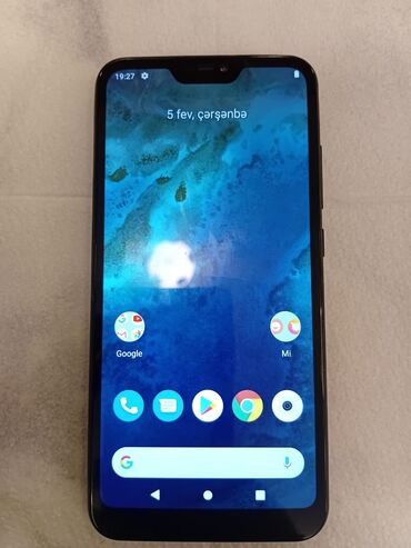 black shark: Xiaomi Mi A2 Lite, 32 GB, rəng - Qara, 
 Barmaq izi