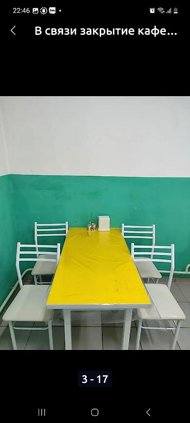 Столы и стулья для кафе: Стол и стул для кафе, Б/у, Самовывоз — 3