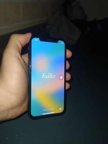 скупка сотовых телефонов: IPhone X, Колдонулган, Black Titanium