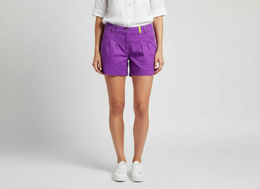 szorty wełniane damskie: Shorts for women, size S