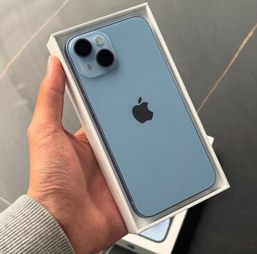 iphone 6 's: IPhone 14, 128 GB, Mavi, Zəmanət, Simsiz şarj, Face ID