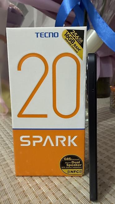 tecno spark slim 5g: Tecno Spark 20, 256 GB, rəng - Qara, İki sim kartlı — 4