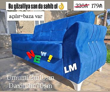 Диван, Для гостиной, С подъемным механизмом, Раскладной, Книжка at lalafo.az — 1 Диван, Для гостиной, С подъемным механизмом, Раскладной, Книжка — 1