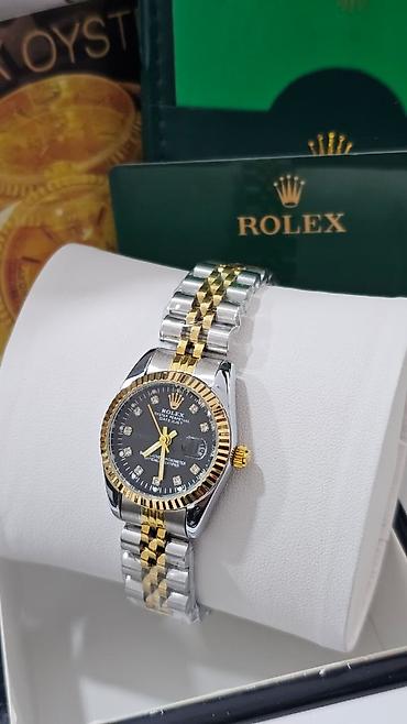 Aksesuarlar: Yeni, Qol saatı, Rolex, rəng - Yaşıl — 9