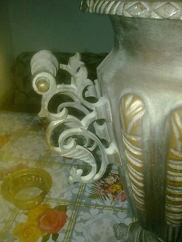 самовар антикварный: Antikvar Batashov samovarı, 5 l.,yaxşı vəziyyətdə, medalları var — 3