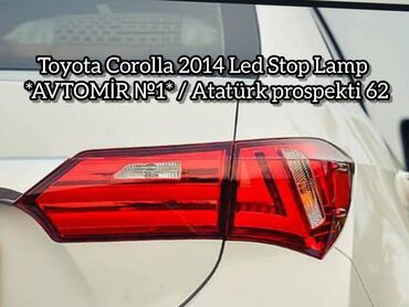 led lampalar qiymeti: Toyota Corolla 2014 Led Stop Lamp 🚙🚒 Ünvana və Bölgələrə ödənişli