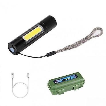 autima: Mini LED baterijska lampa 200m NOVO. Punjiva LED baterijska lampa — 2