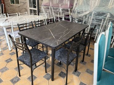 Кухонные столы и стулья: Кухонный стол и стул, Новый, Платная доставка, цвет - Черный — 3