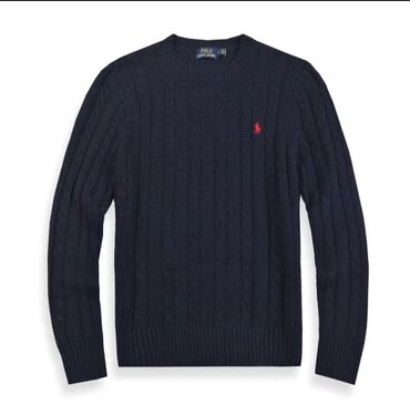 Свитера: Мужской свитер, M (EU 38), Polo Ralph Lauren, Новый, цвет - Синий, Самовывоз