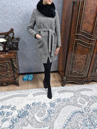 Пальто: Пальто, Классика, Зима, По колено, M — 5