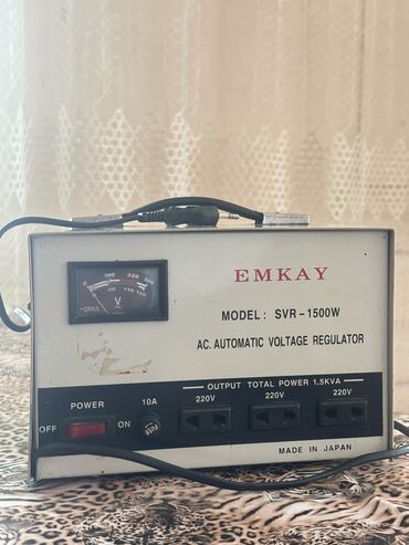 elektrik gücləndirici: Elektrik Gücləndirici Stablizator Model:SVR-1500W
Catdırılma Yoxdur
