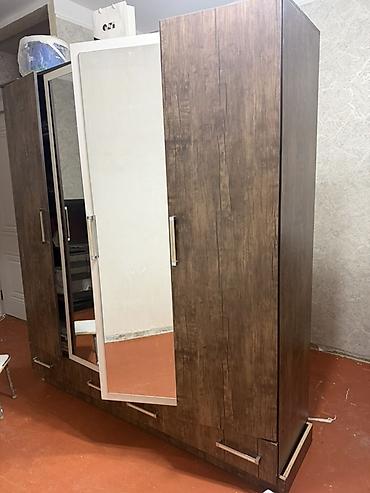 kreditle stol stul: Yataq otağı üçün mebel dəsti - Dəst tərkibi: 4 qapılı iri şkaf və — 1