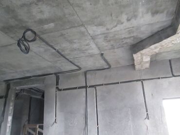Bitirmə işləri: Yuksek seviyede elektrik xidmeti,Elektrik xetlerinin cekilmesi3 faz