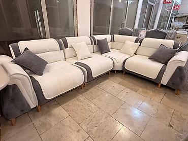 mingəcevir mebel: Künc divan, Yeni, Açılmayan, Bazasız, Nabuk, Pulsuz çatdırılma — 1