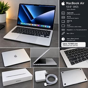 Apple MacBook Air 13.6" (M2), цвет Silver Ключевые характеристики: -