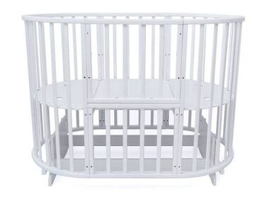 детская кроватка в люлькой: Детская кровать трансформер, Другой тип, цвет - Белый