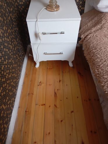 ТВ стенды: Ağ rəngli ikitəkli tumbə - Dizayn: Minimalist və zərif, ağ korpus