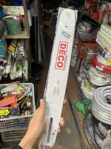 Шина для бензопилы DECO Power Tools. Характеристики по маркировке: -