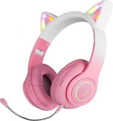 pisikli qulaqciq: Defender FreeMotion B505 Simsiz Stereo Qulaqlıq – Çəhrayı Defender — 1