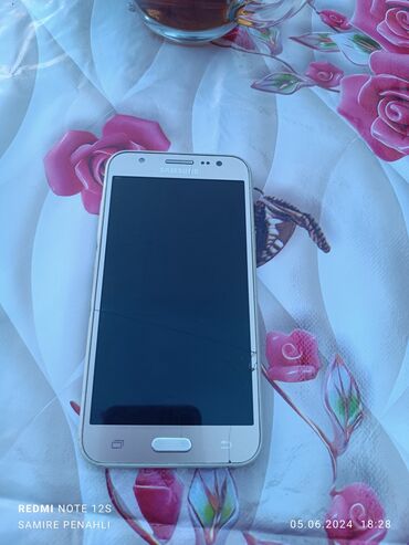 samsung 43k6000: Samsung Galaxy J5 2016, 16 GB, rəng - Bej, Qırıq, Sensor, İki sim kartlı