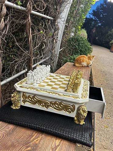 Şahmatlar: Şahmat Sahmat Çeşid çoxdu.çatdırılma 1_2 saata edilir. Qoz ağacındandı — 17